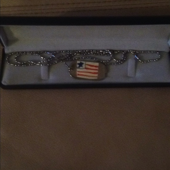 Dog tag with us flag - Picture 1 of 1